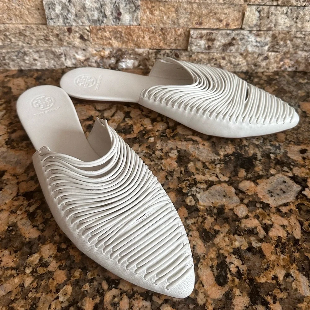 NEW Tory Burch Sienna Flat Mules Slides